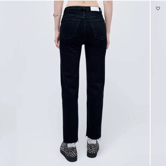 RE/DONE size 27 black ankle jean - Picture 3 of 6
